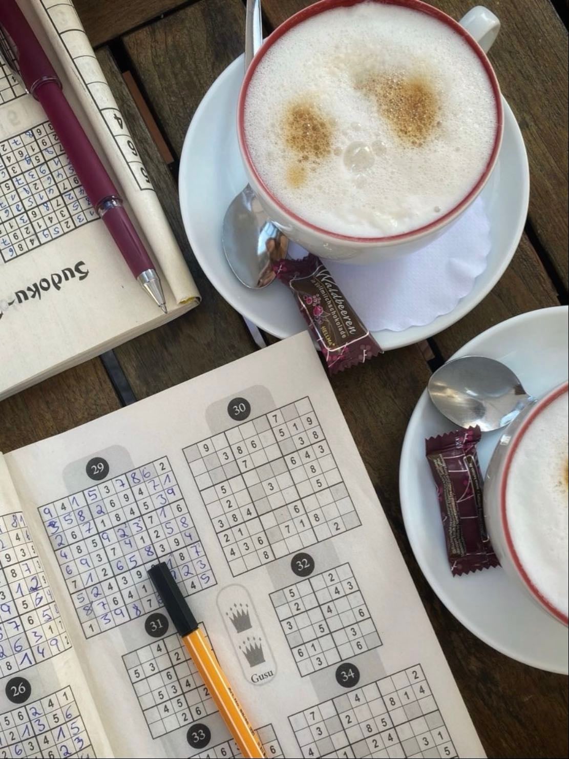 Playing sudoku - + music = perfect combo