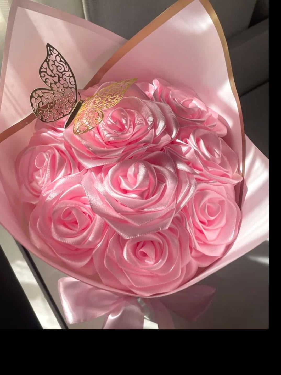 Buquet rose di raso