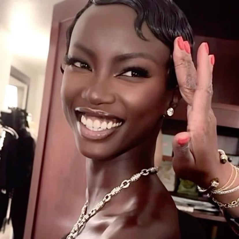 Anok Yai - Known for:Modeling, First Sundanese model to open a Prada show
