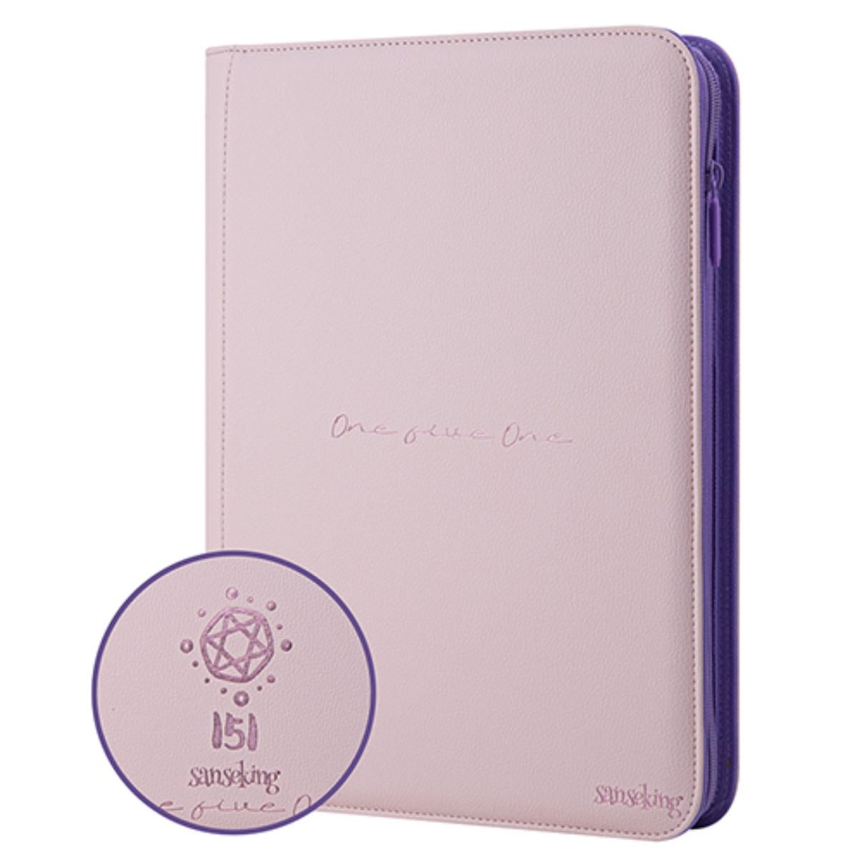 Sanseking - Binders con inserts rosados para cartas de Pokèmon