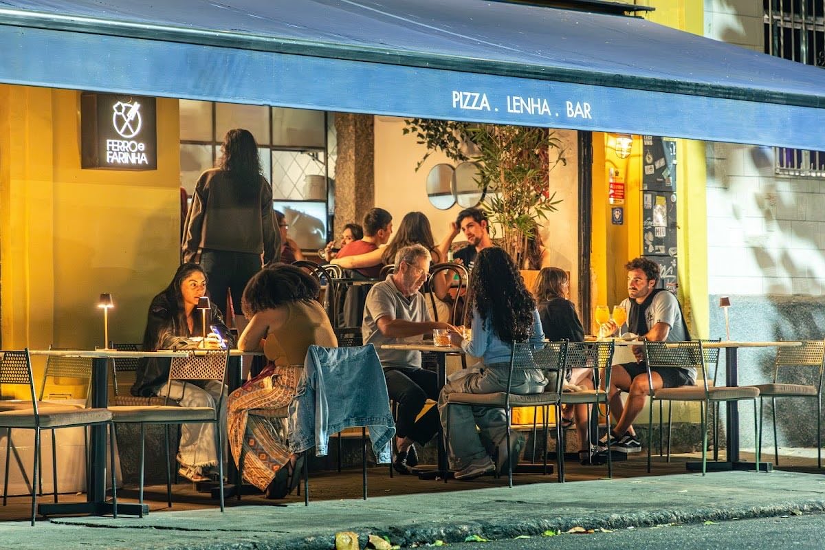 Ferro e Farinha - gosto mais das entradinhas e dos drinks do que das pizzas