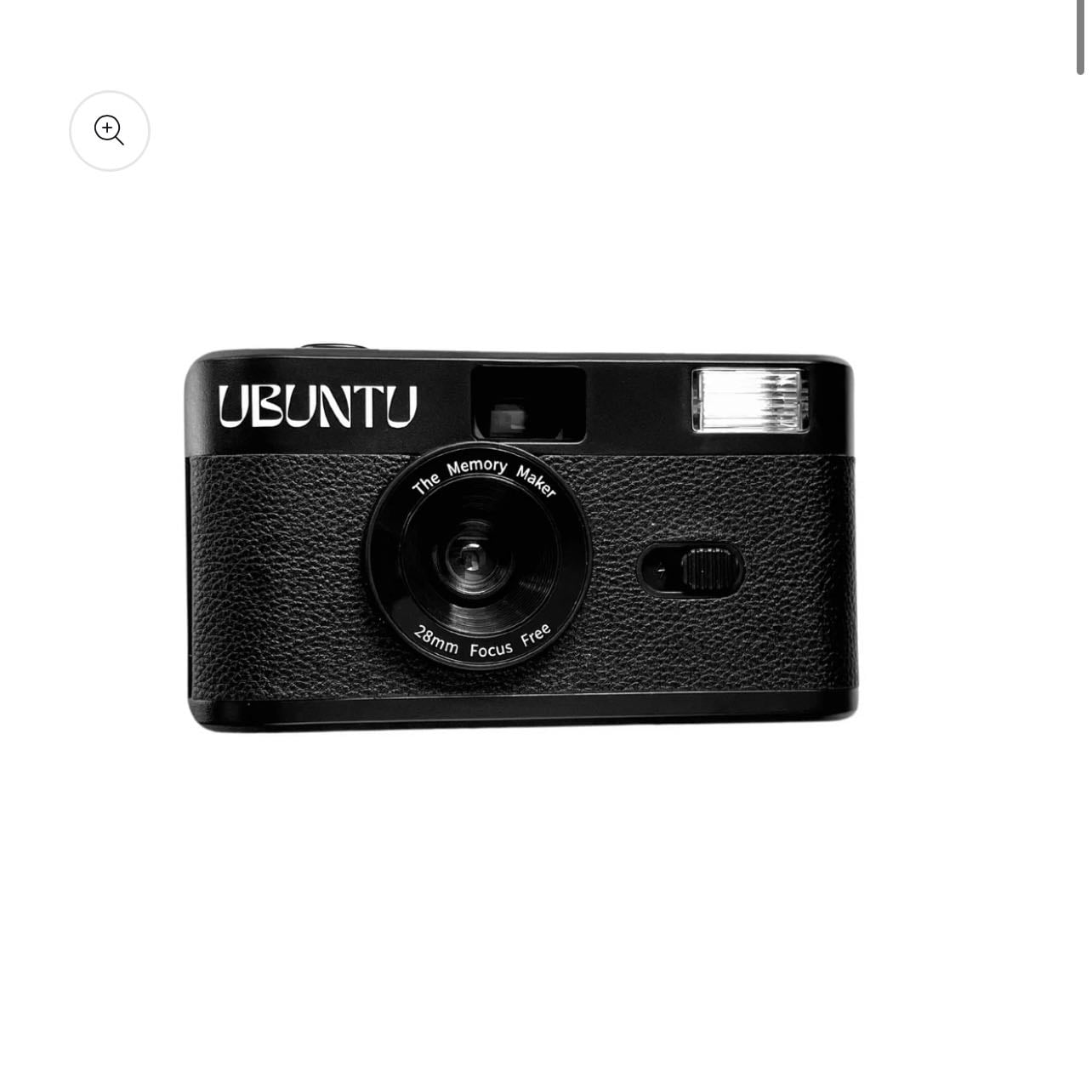 ubuntu film camera - midnight black
