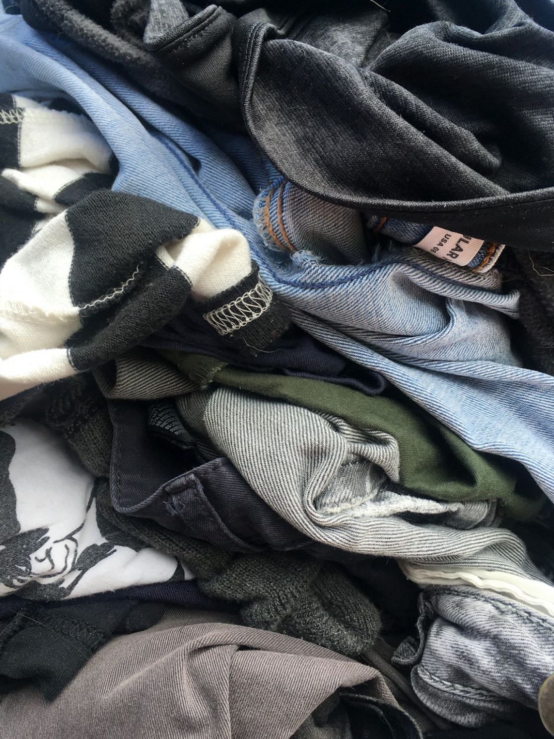 sort your clothes and donate what you don’t use