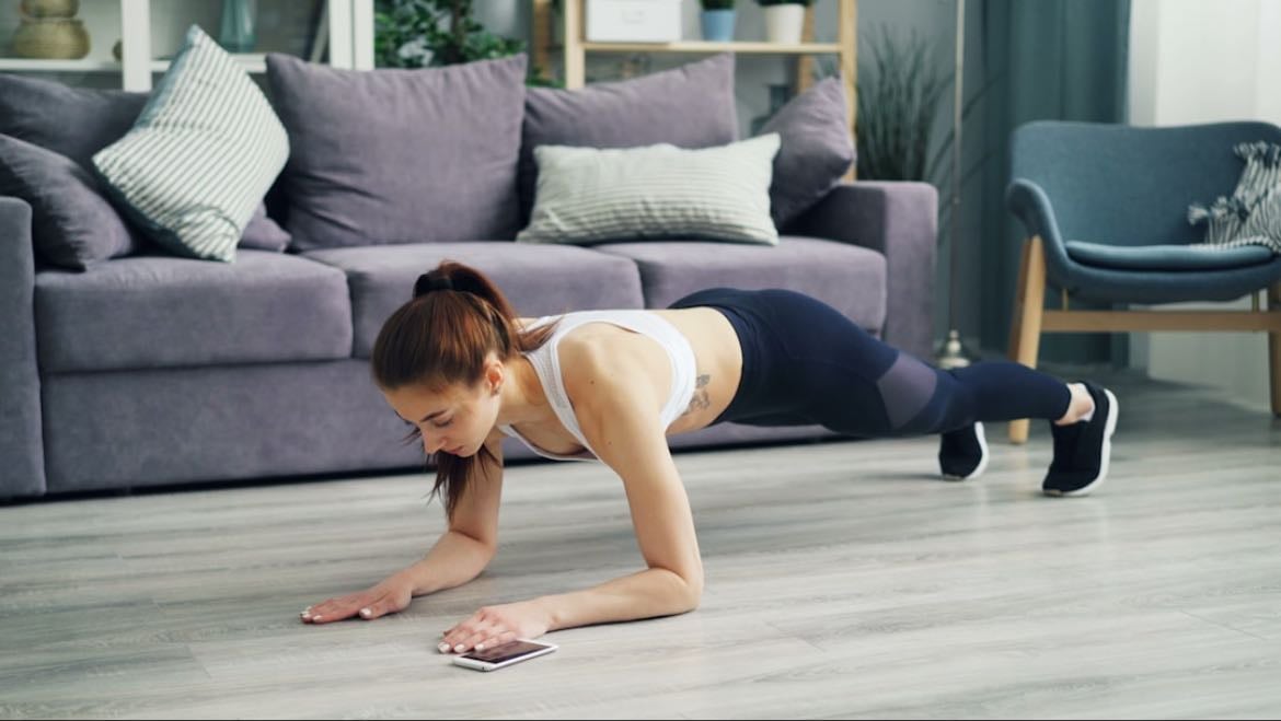 try a quick home workout