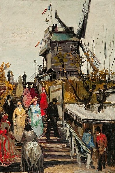 O Moinho Blute-fin (1886) - Van Gogh