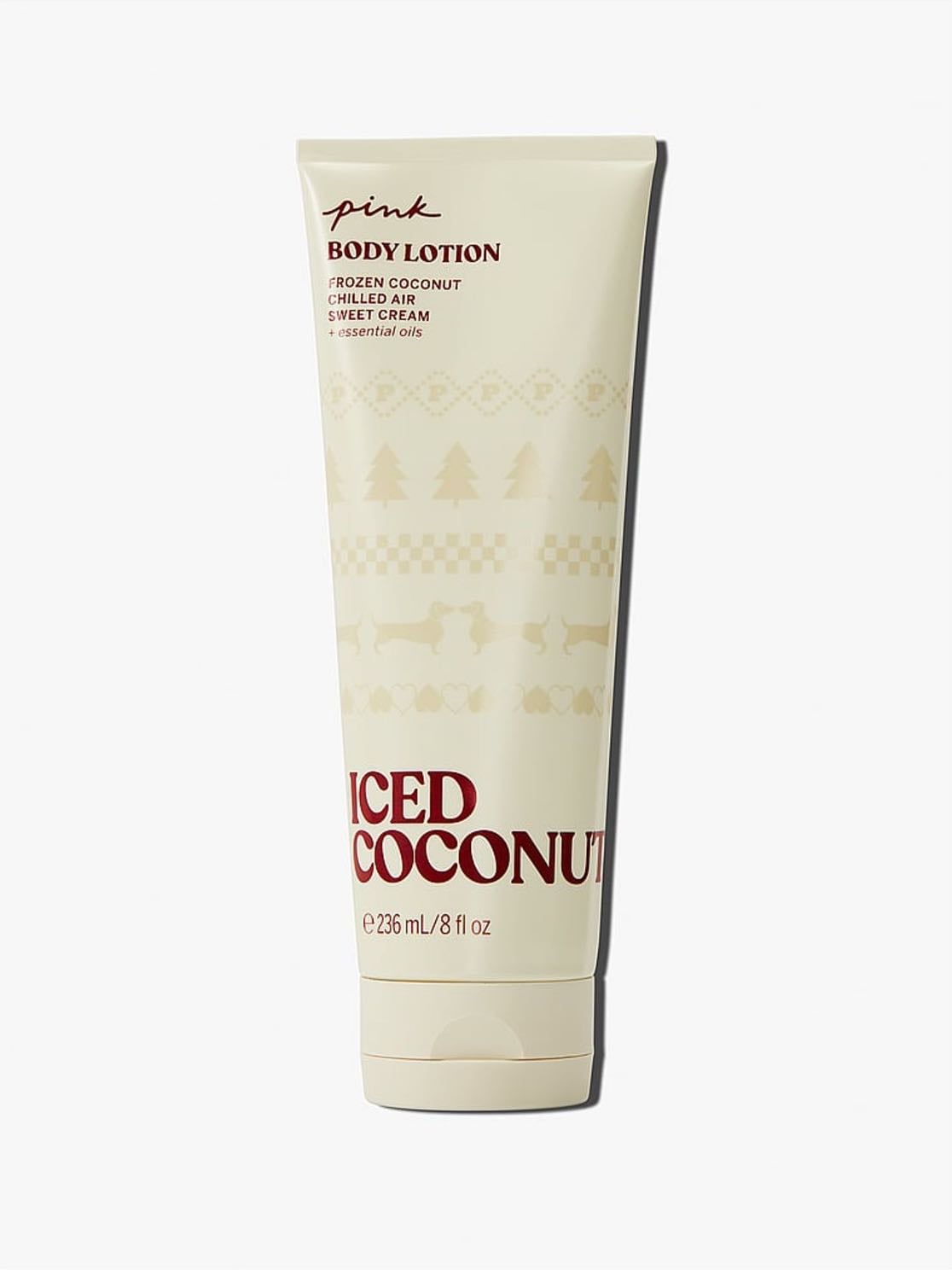 Pink iced coconut lotion