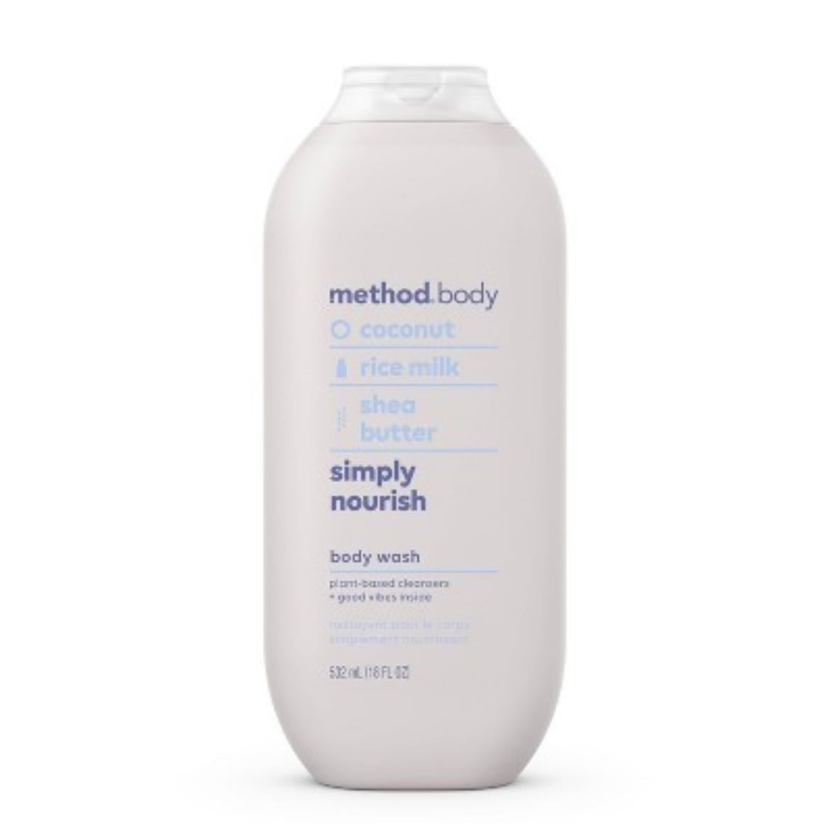 Method body coconut body wash