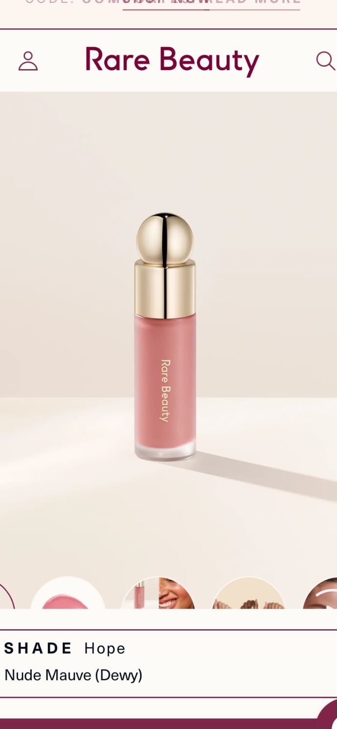 Rare beauty Soft Pinch Liquid Blush - Nude mauve