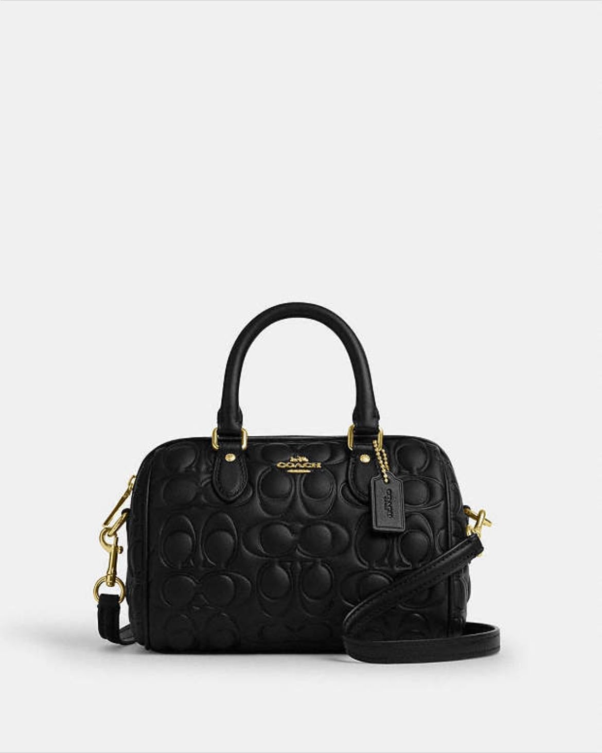 Coach Mini Rowan Crossbody Bag In Signature Leather