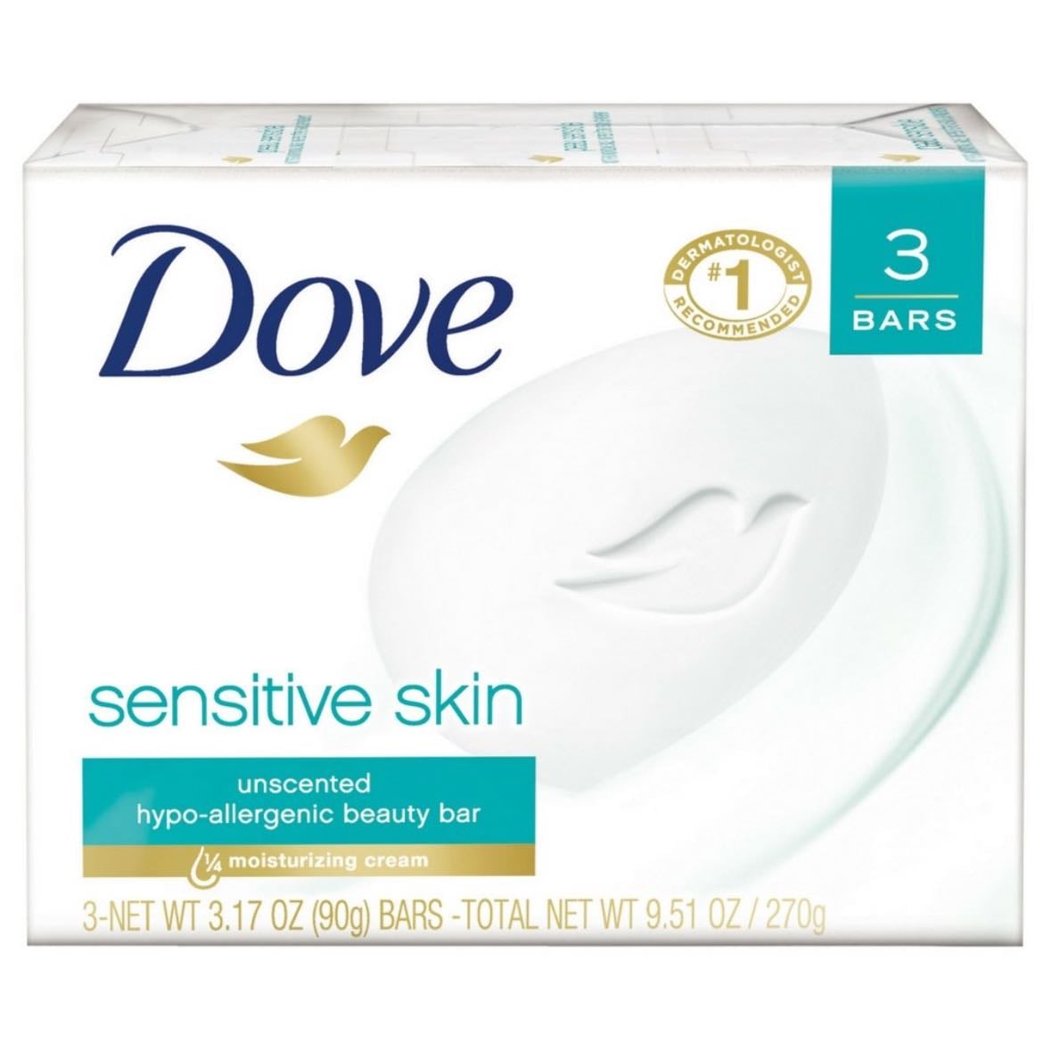 Dove unscented bar