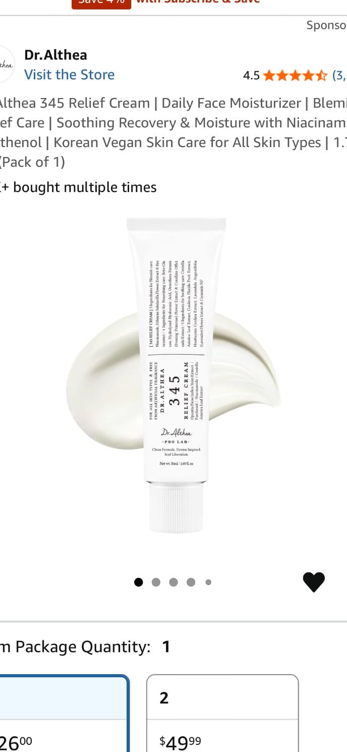 Dr.Althea 345 Relief Cream
