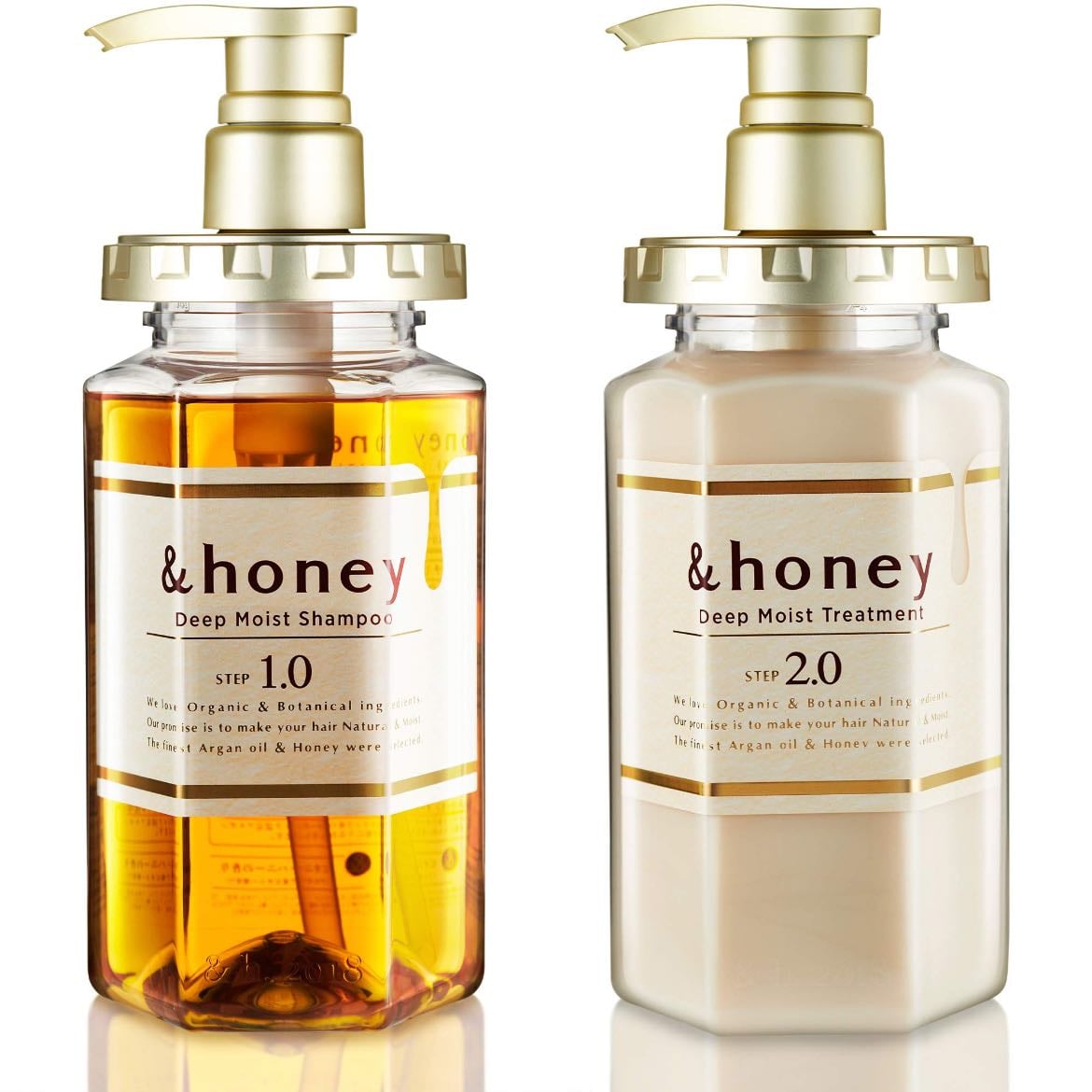 & Honey (and Honey) Deep Moist Shampoo and treatment