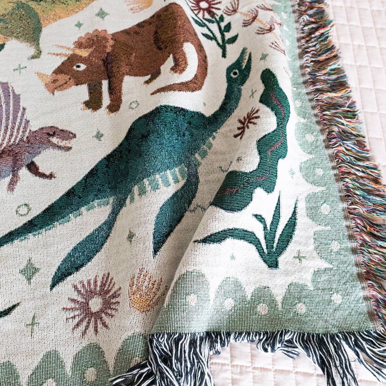 Frankie print co - Woven throw blankets