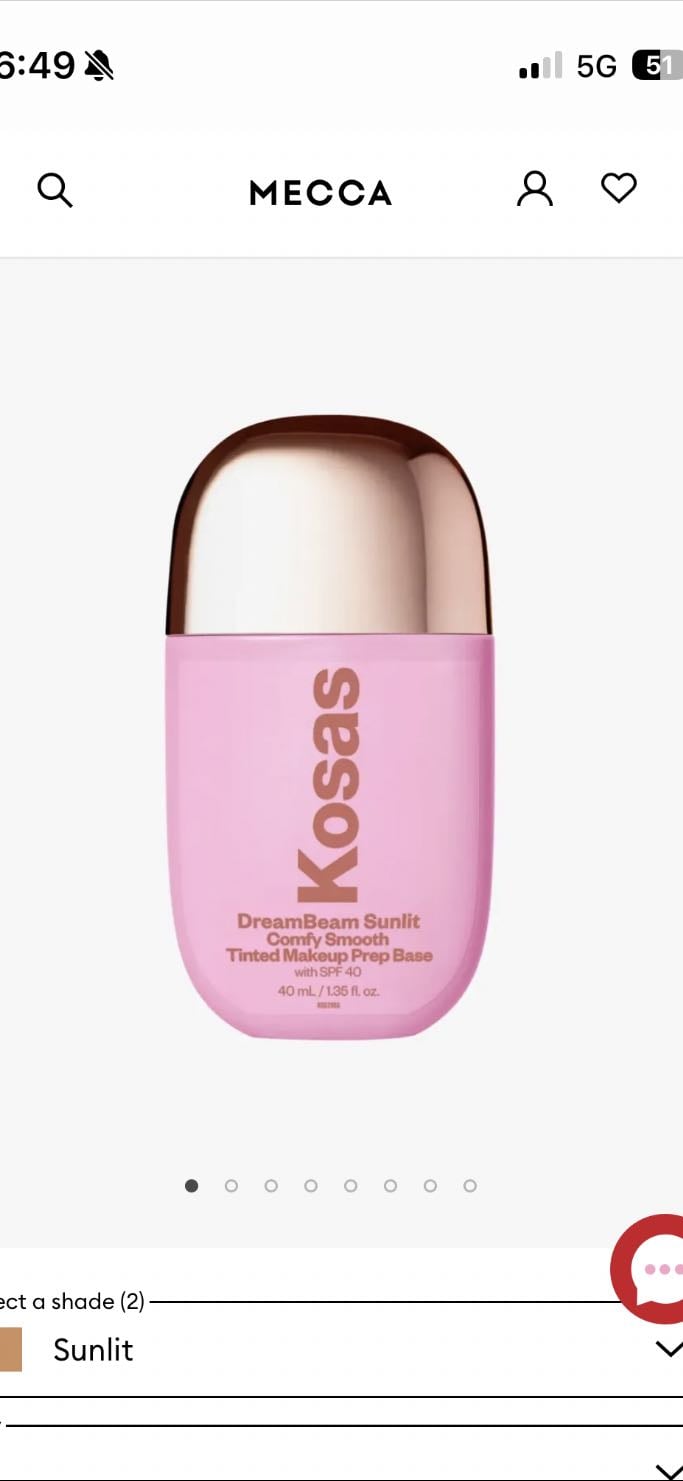 Kosas Tinted Base with SPF40 - Sunlit Golden Glow