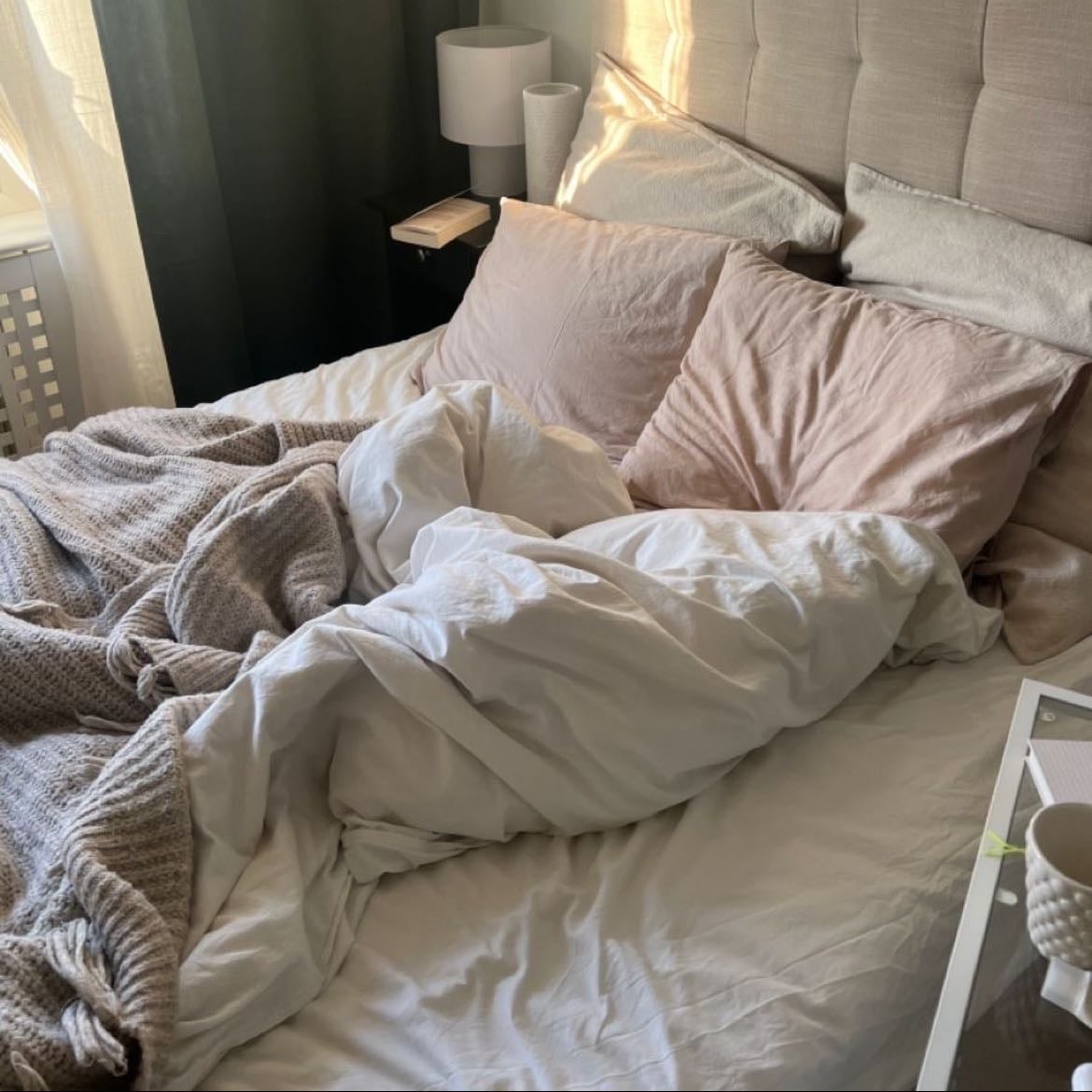 Clean and change the bed linens and pillows - Lavar y cambiar sábanas y almohadas.