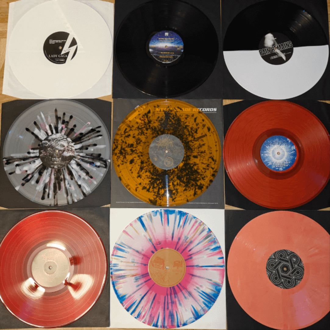 Discos de vinil dos meu artistas fav