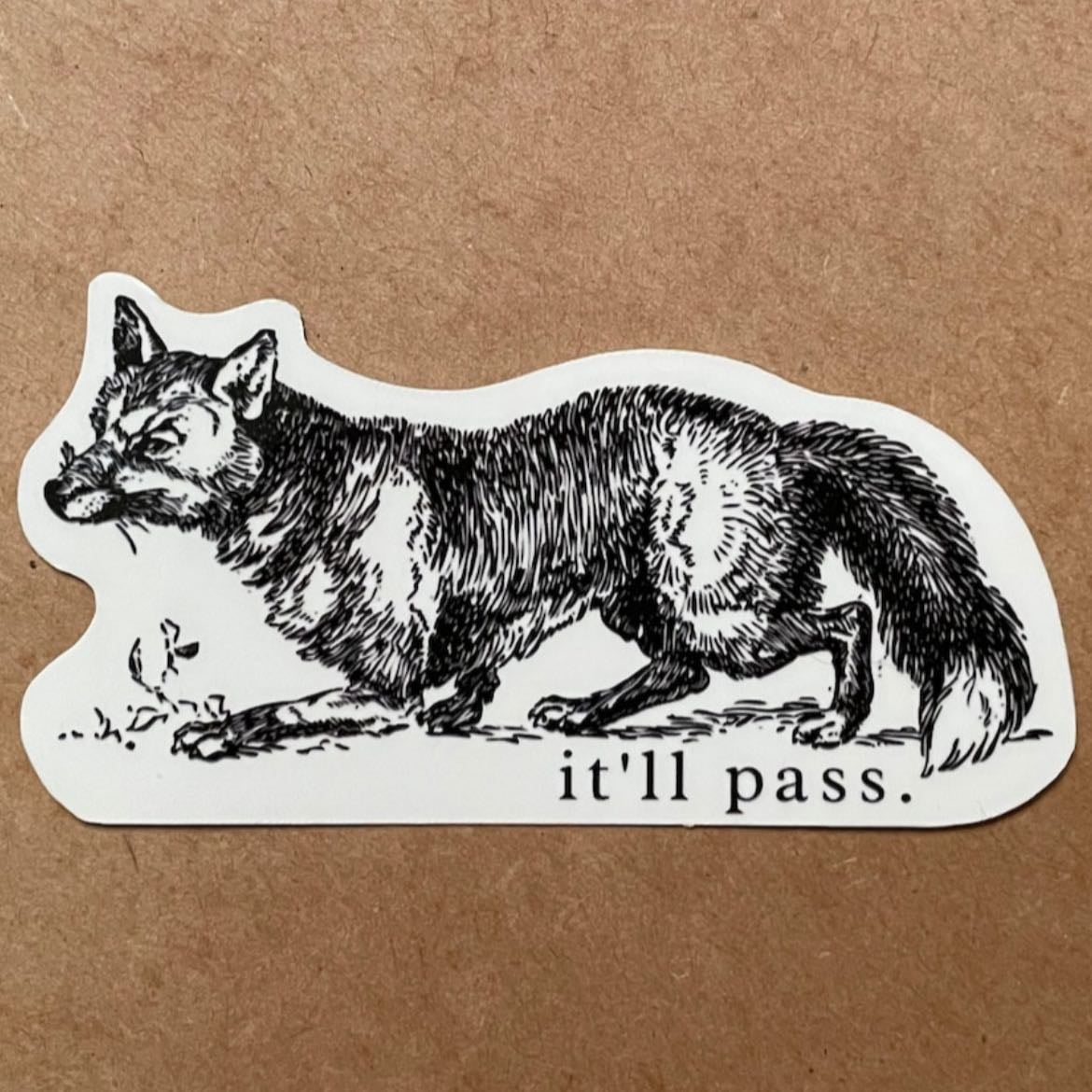 fleabag sticker - it’ll pass