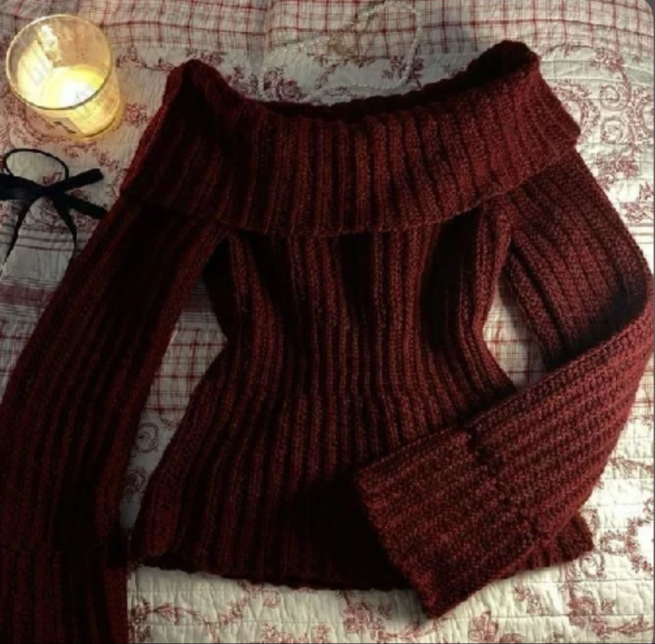 this off shoulders sweater