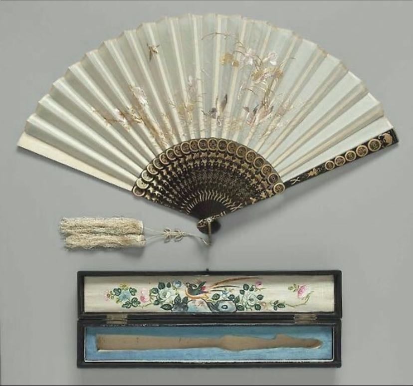A hand fan