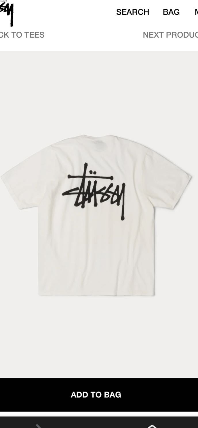 STUSSY TEE