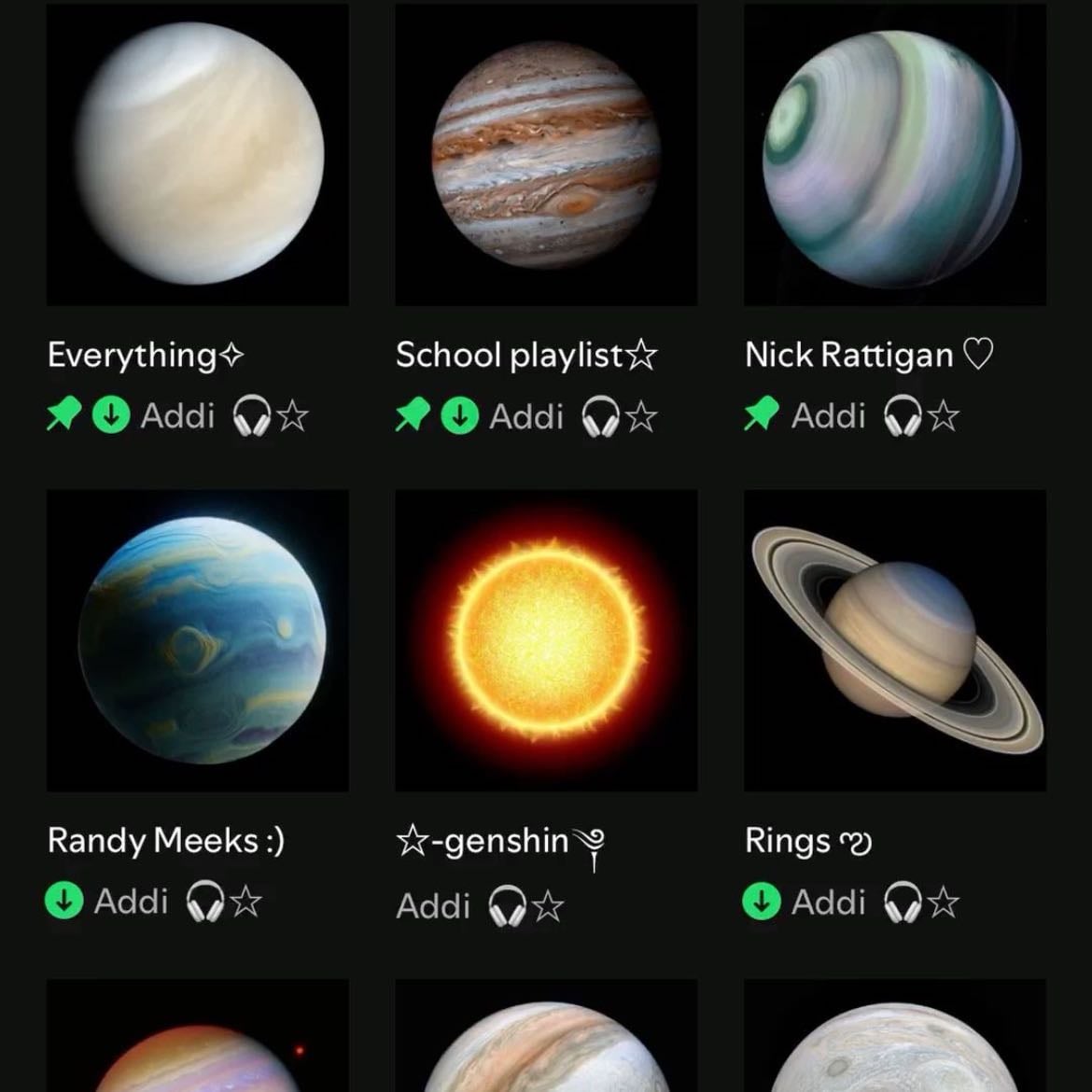 solar system/ planets