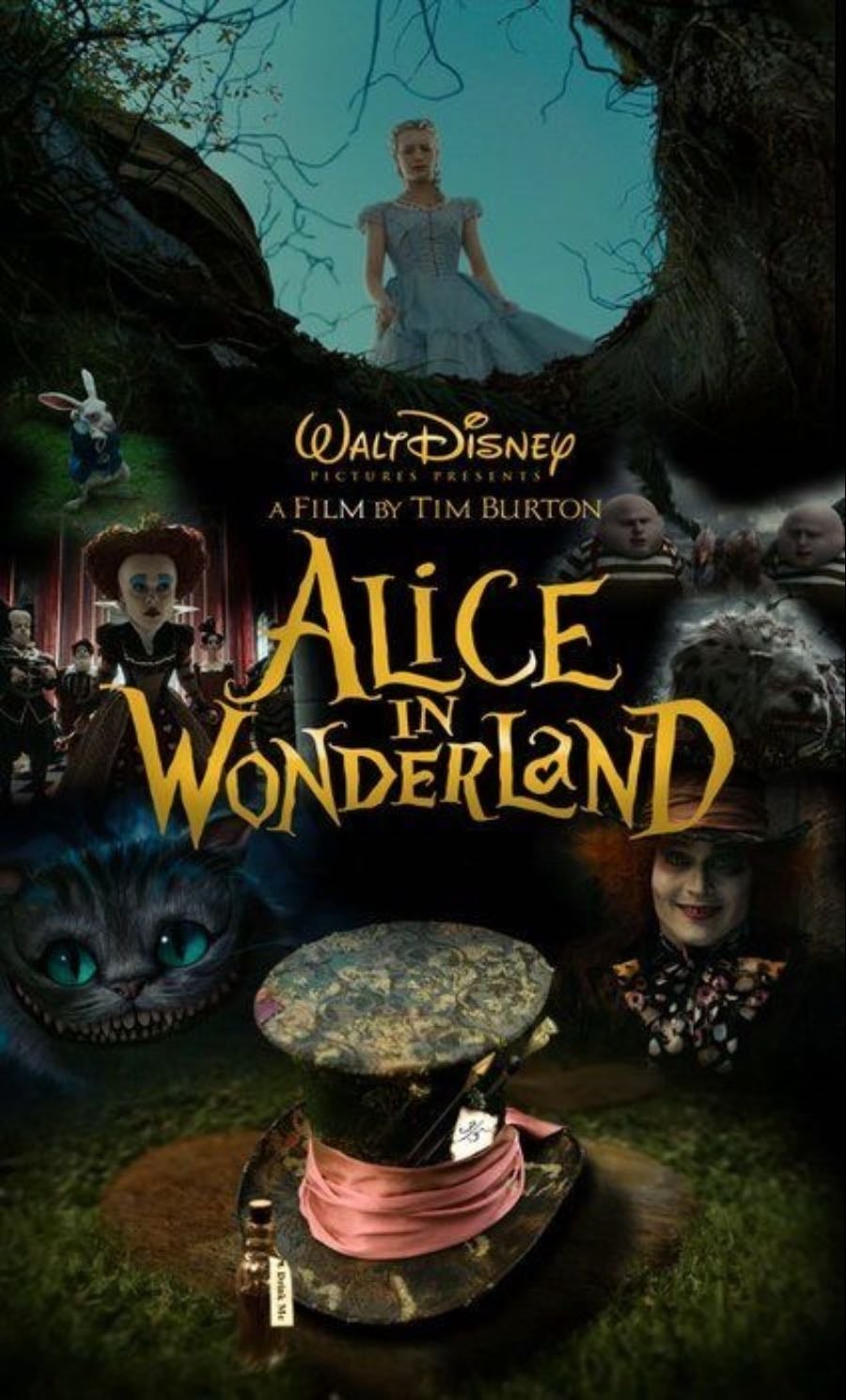 Alice in Wonderland - Tim Burton · 2010