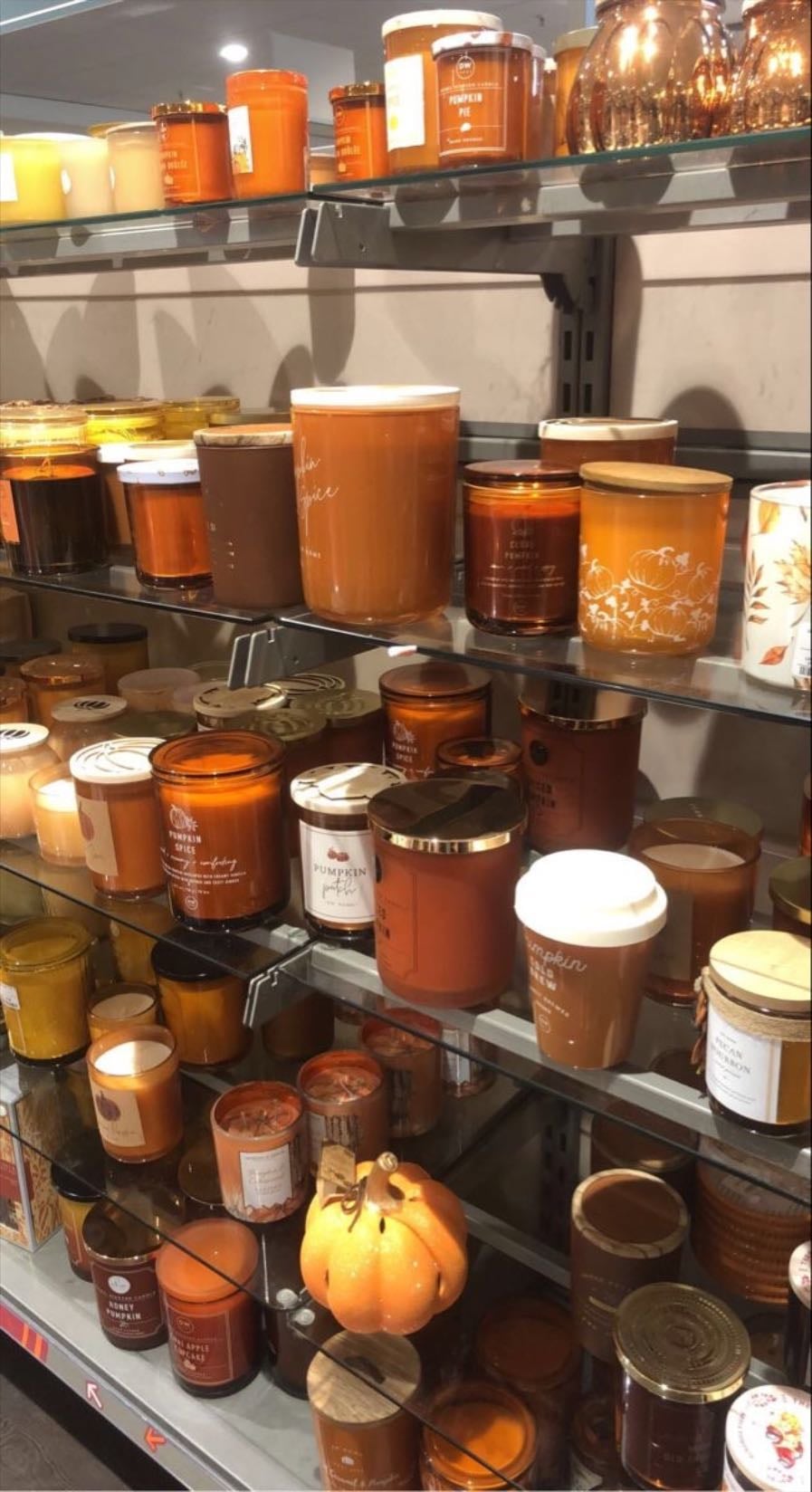 candles - make your entire house smell like fall!