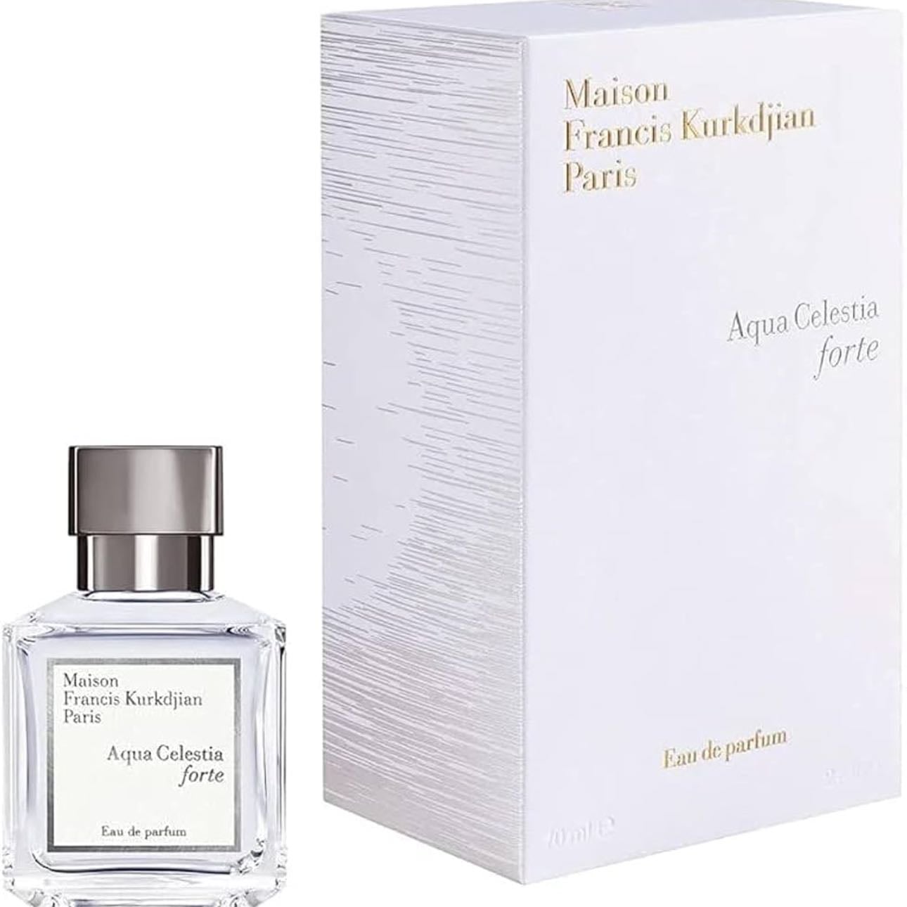 Mfk Aqua celestia forte - Limón menta grosella / mimosa rosa / almizcle