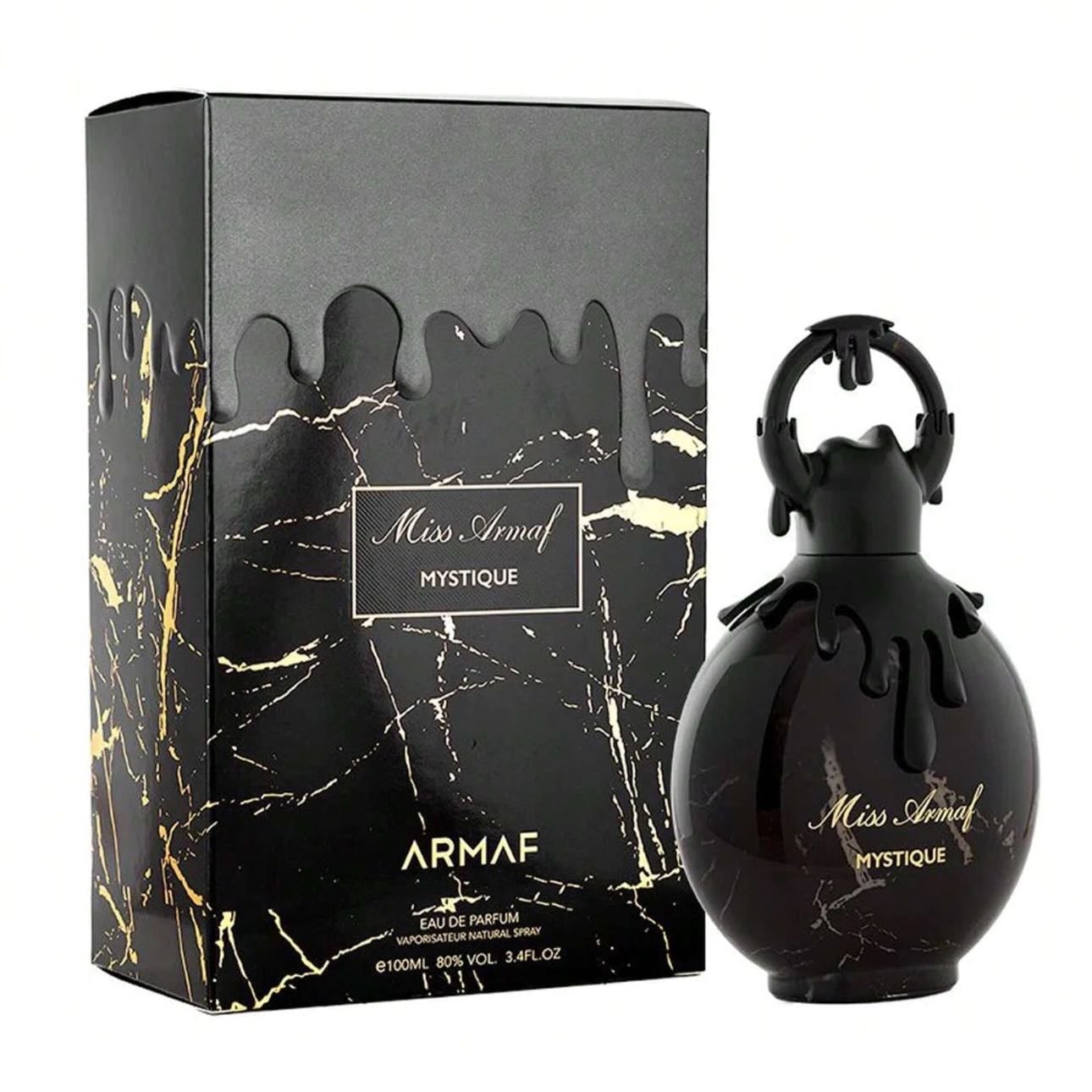 Mystique Armaf - Pera naranja / fresa vainilla rosa / café vainilla pachuli
