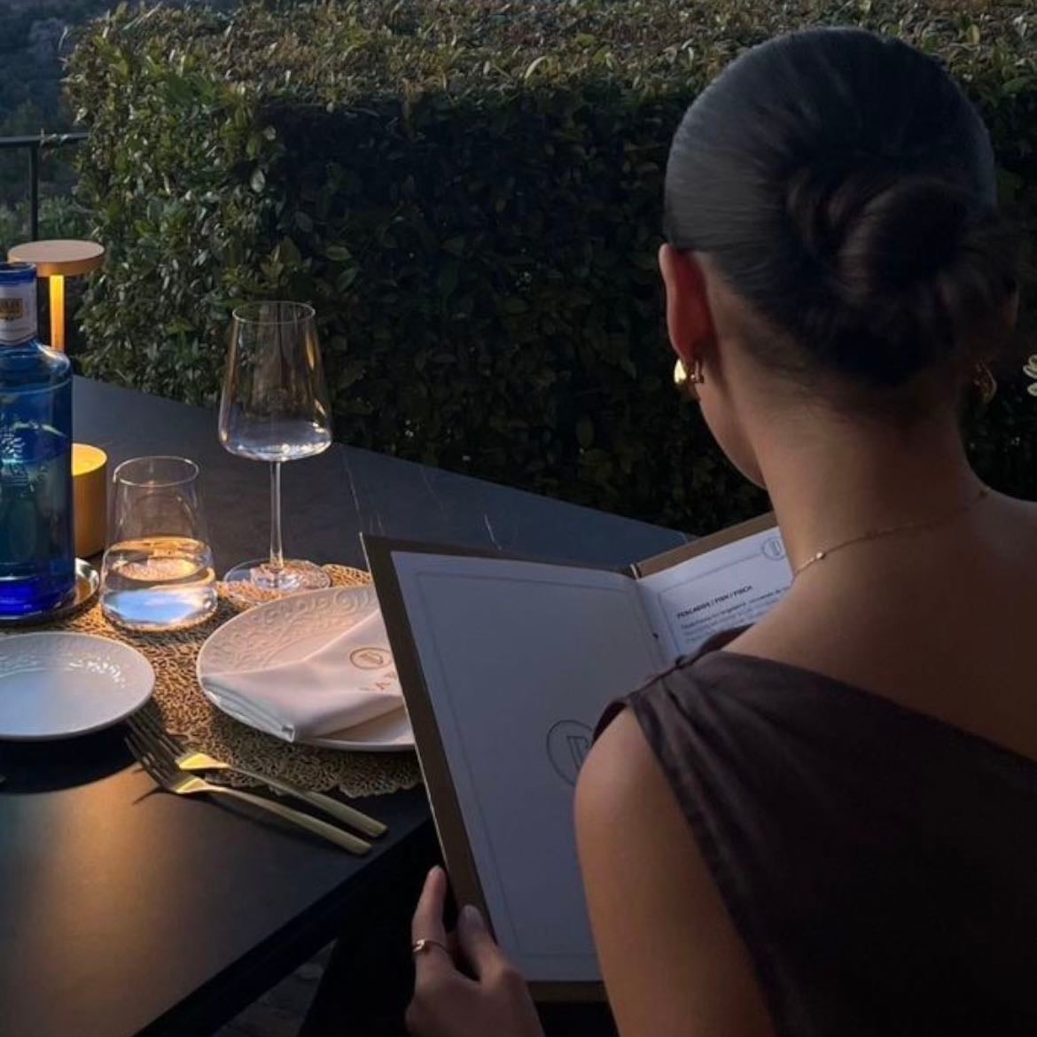 looking the menu