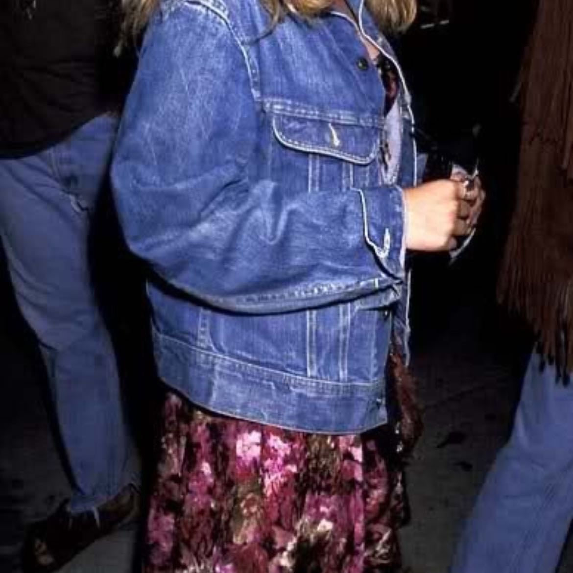 denim and flowers