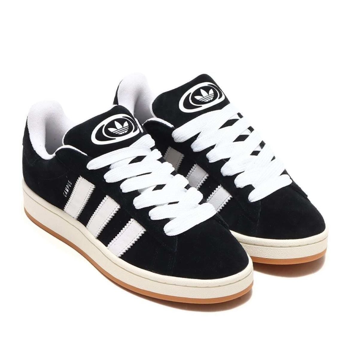 black sneakers