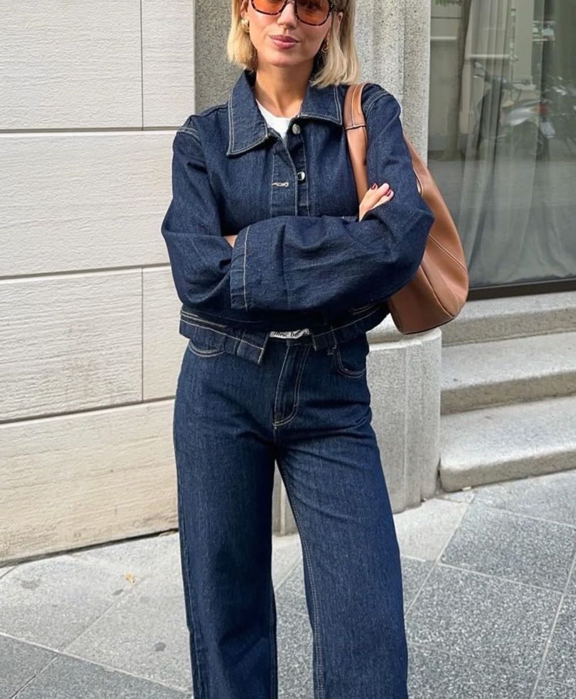 matching jean jacket