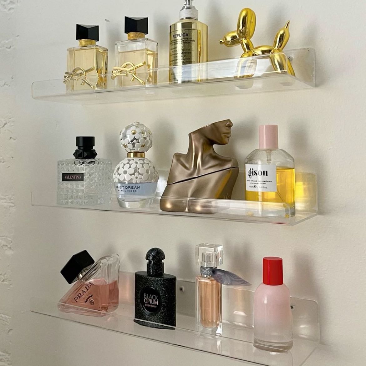 transparent in the wall