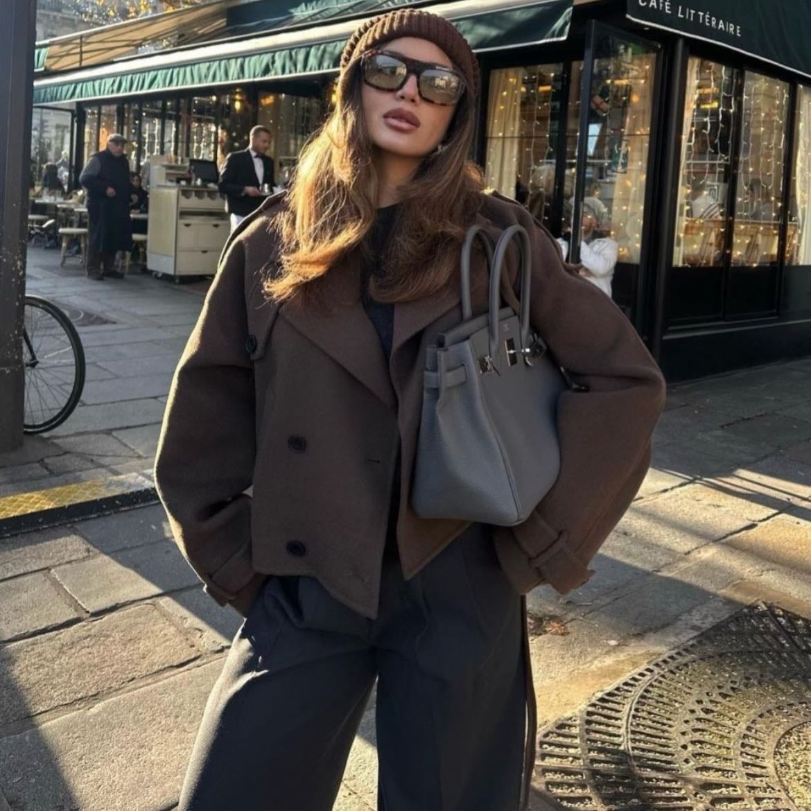 short coat and cargo pants - para un look street style un abrigo corto con cargo