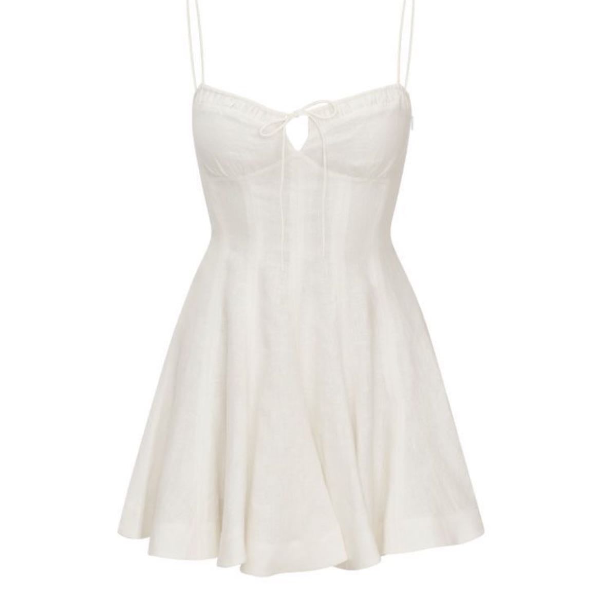 white dress