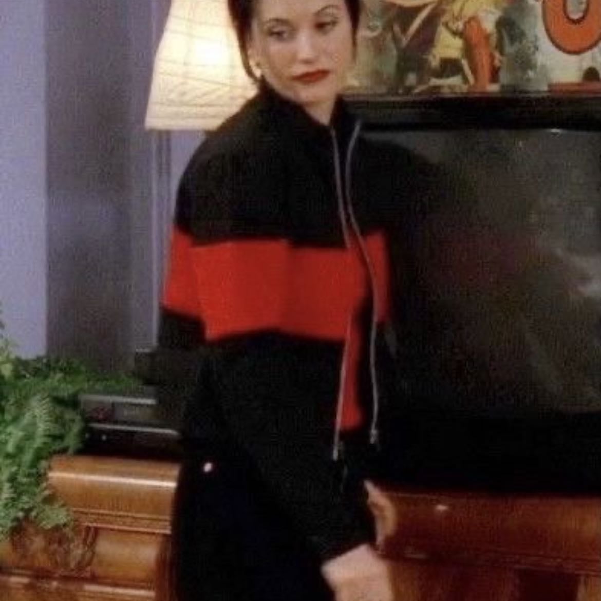 red and black