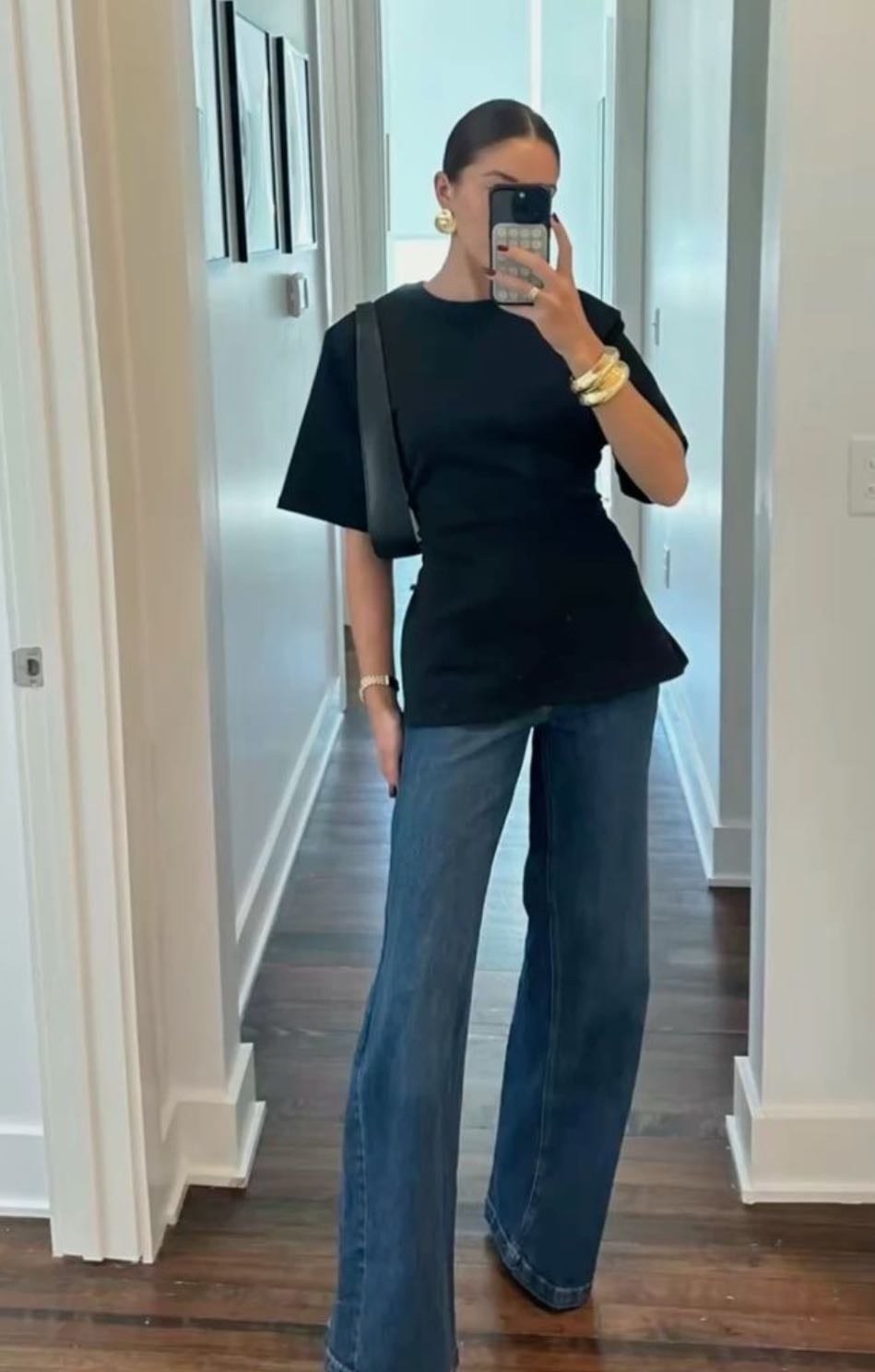 black blouse