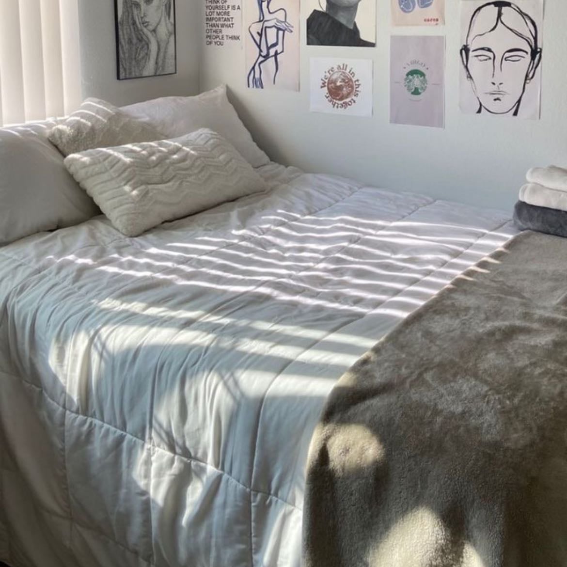 white and grey
