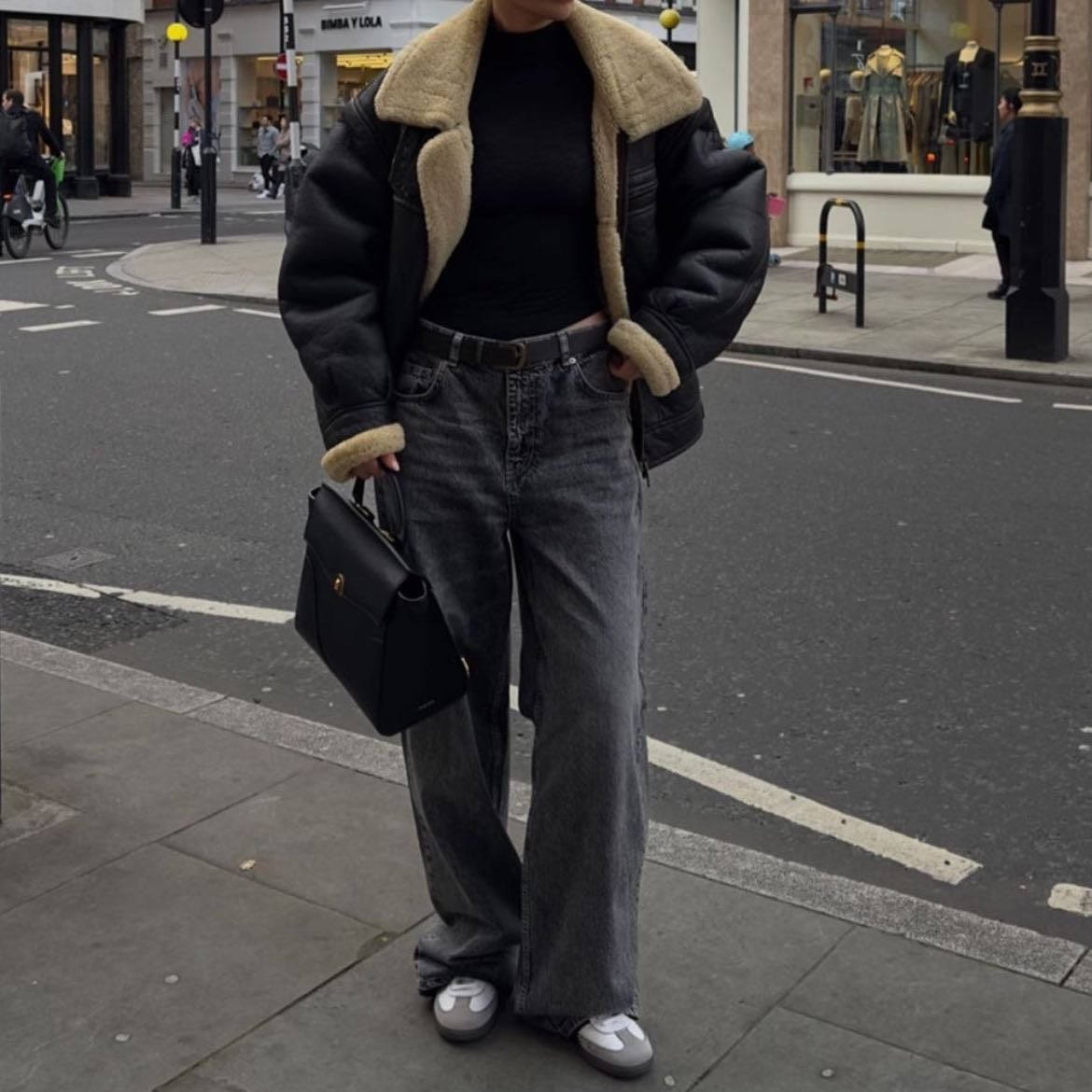 sherpa jacket - una chamarra para invierno con borrego por dentro para cualquier look casual