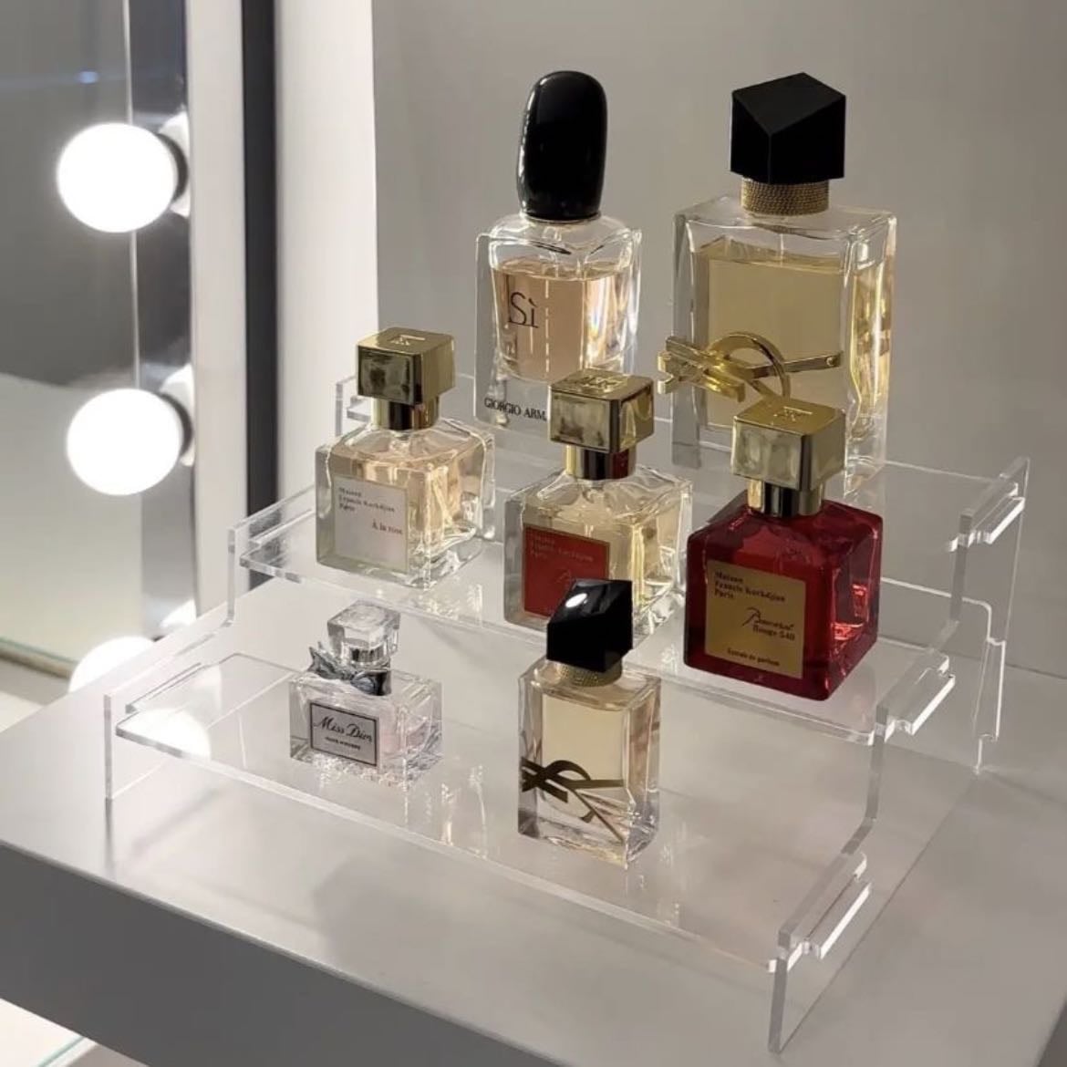 acrylic stair for perfumes