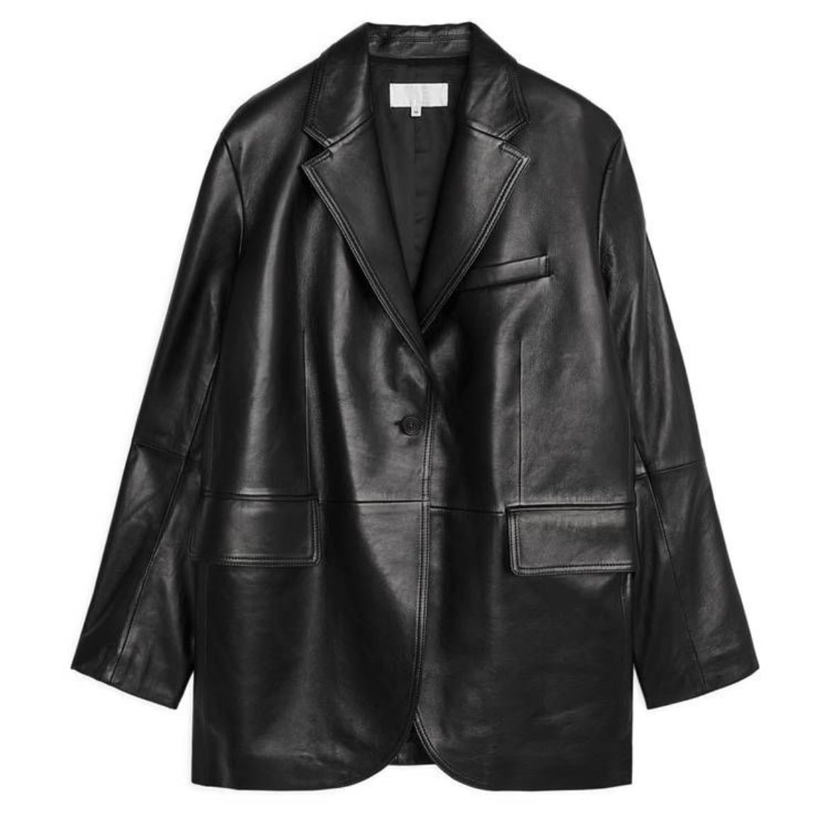 leather blazer