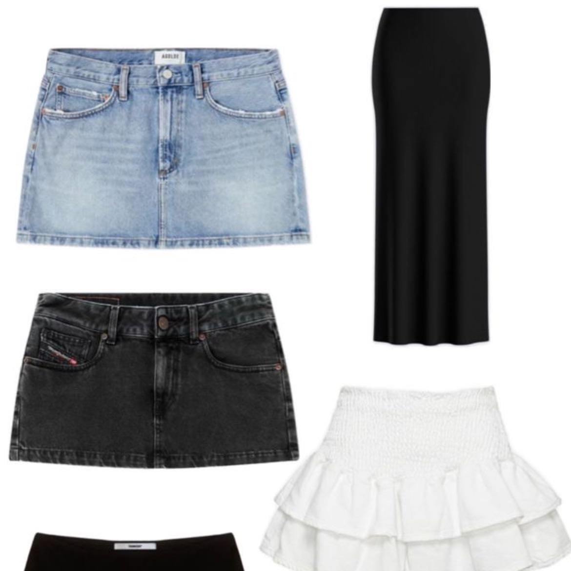 8. Everyday skirts - Es necesario tener faldas básicas que puedas combinar con todo, te harán ver con un look más elevado que si usaras jeans