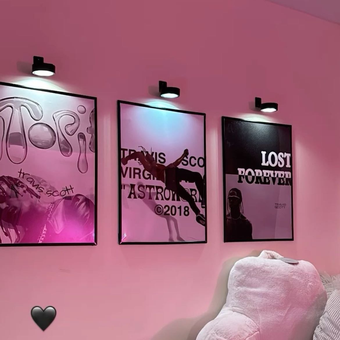 posters with wall lights
