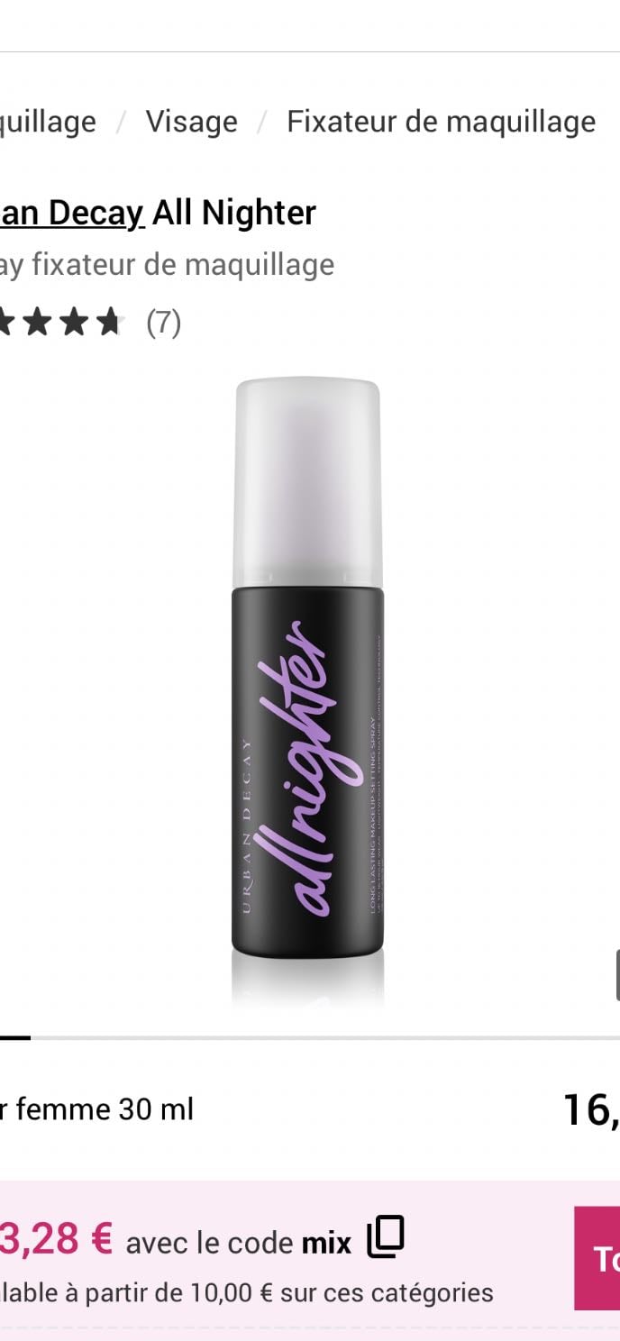 Spray fixateur