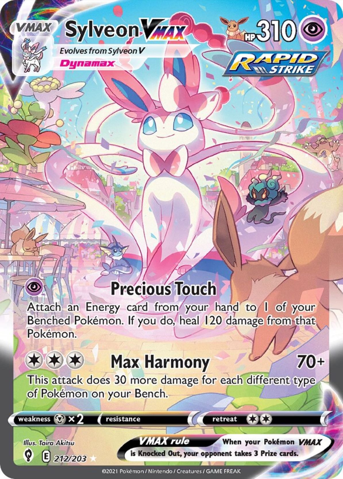 sylveon vmax - 212/203