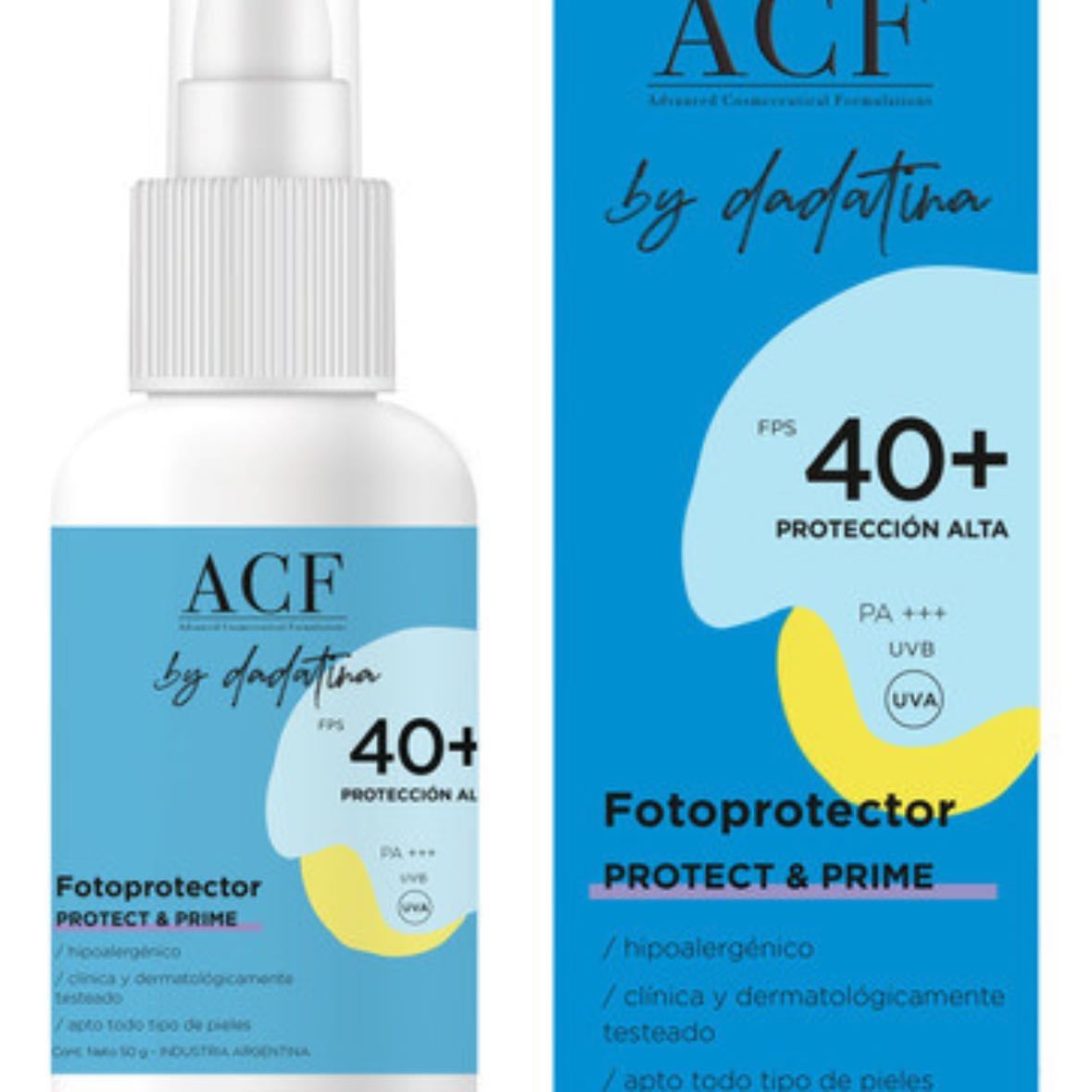 Protector solar y primer
