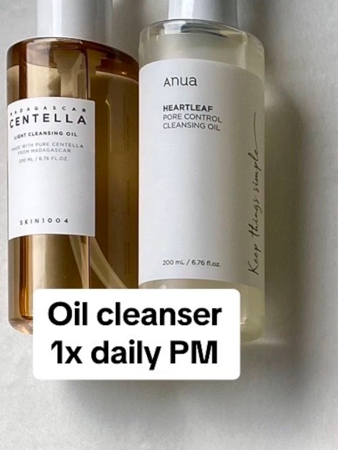 4 - Oil Cleanser: Centella & Anua