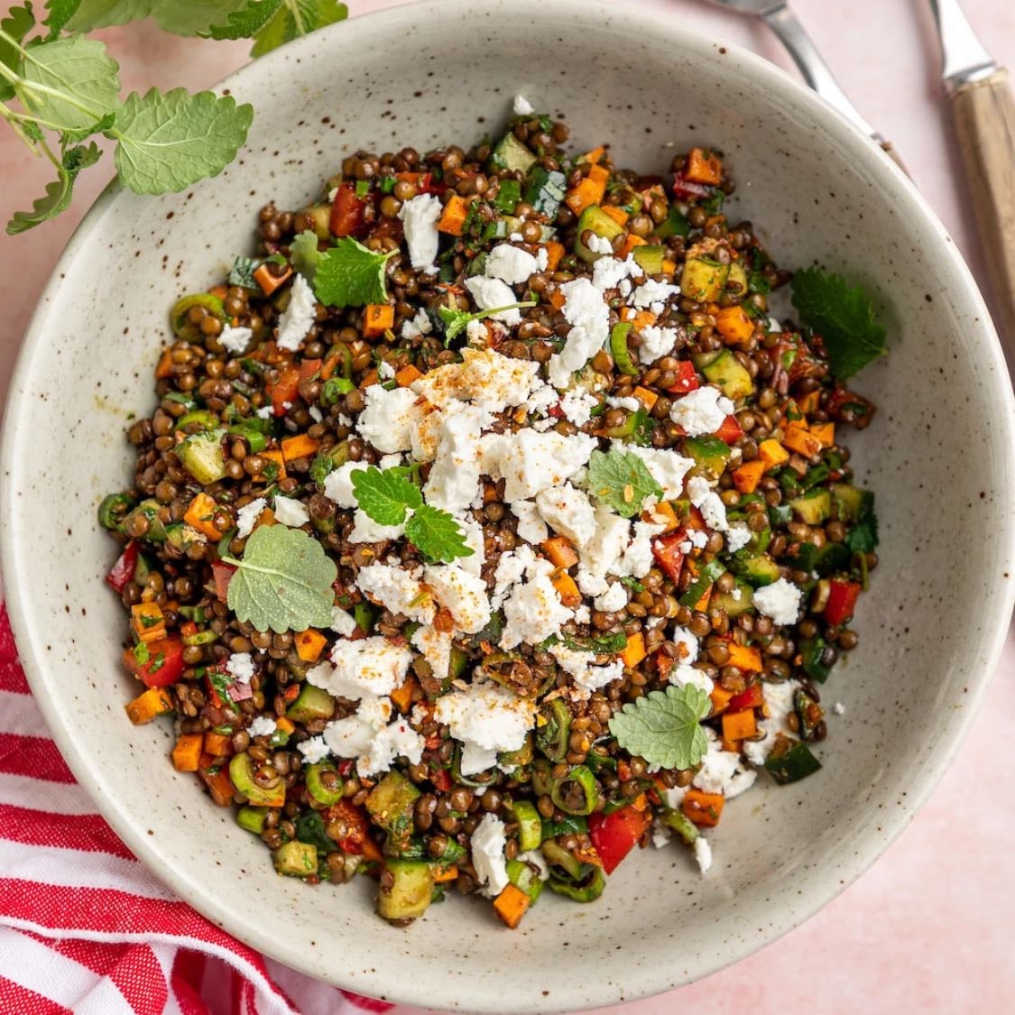 Ensalada de lentejas