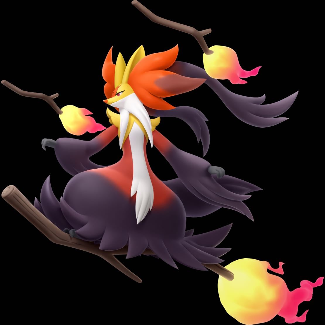 Mega Delphox - Fire / Psychic